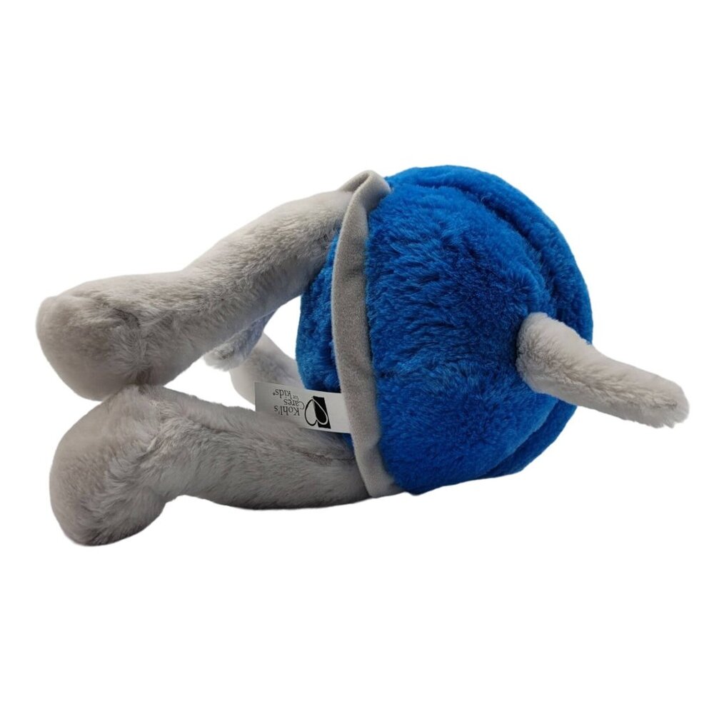 Dr. Seuss Yertle the Turtle Plush Blue 14.5" Sitting Floppy Kohl's Cares - Picture 7 of 10